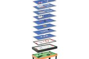 15-in-1 Multi Game Table 121x61x82 cm Maple