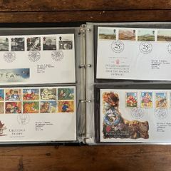 Collection of  78 UK First Day Cover stamps 1993 to 1998 in album