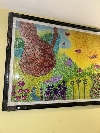 Modern Art high quality archival Giclee print "The Cats Back"