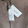 Inwear designer brand mink brown cashmere and wool cardigan with covered buttons BRAND NEW Image 2