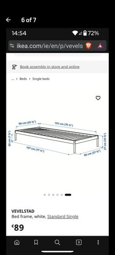 ikea single bed frame
