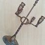 Vintage Brass Candlestick Peerage England Image 5