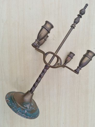 Vintage Brass Candlestick Peerage England