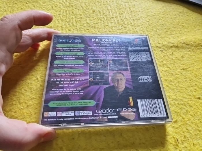 Who Wants to be a Millionaire 2nd Edition PlayStation1 Ps1 PlayStation2 Ps2 Games Original