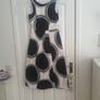 Dress/"Closet" Circle Print Skater Dress .. Colour: White/Black  ..  Size: 12 UK .. Price Drop Image 2