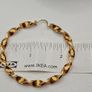 Vintage 9ct yellow gold twist hoop earrings Image 5