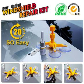 Car Auto DIY Windscreen Windshield Wind Screen Repair Glass Chip Crack Tool Kit