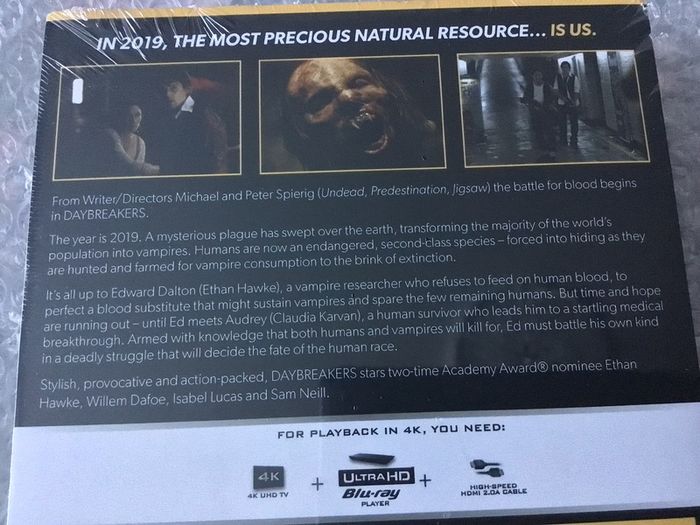 Daybreakers 4K Limited Edition  Number 745/3000y DolbyAtmos/Vision