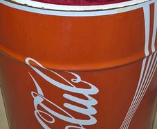 vintage coca cola seat