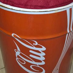 vintage coca cola seat