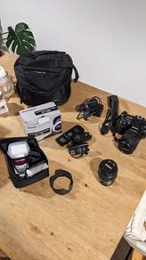 Nikon D7100 camera, lens and kit