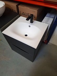 Crosswater Glide 500 unit and basin with crosswater tap and waste