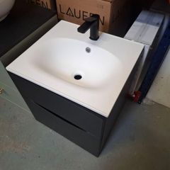 Crosswater Glide 500 unit and basin with crosswater tap and waste