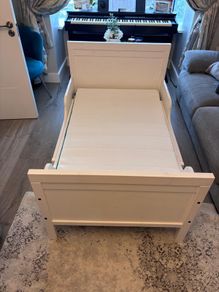 Ikea Extendable Kids Bed  White