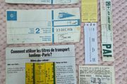 Vintage transport Tickets