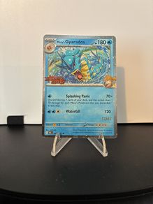 pokemon card Mistys Gyarados staff promo