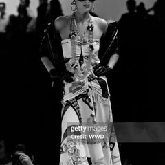Rare Vintage Moschino S/S Runway 1986 Halterneck Midi Dress