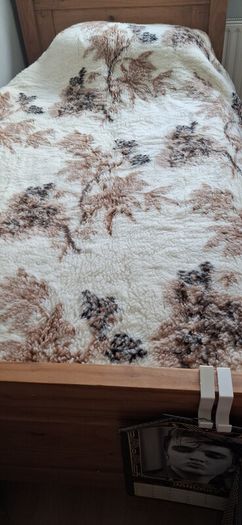 pure wool throw/blanket