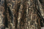 Brocade Black and Gold Top