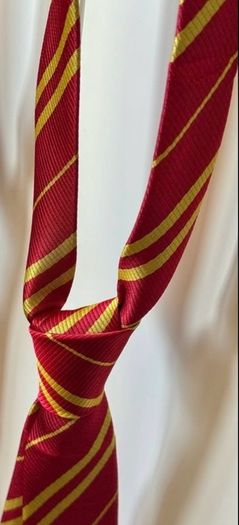 Harry potter tie, Gryffindor colours, custome