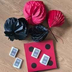 Playing cards with Casino decorations