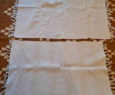Small white cotton rugs