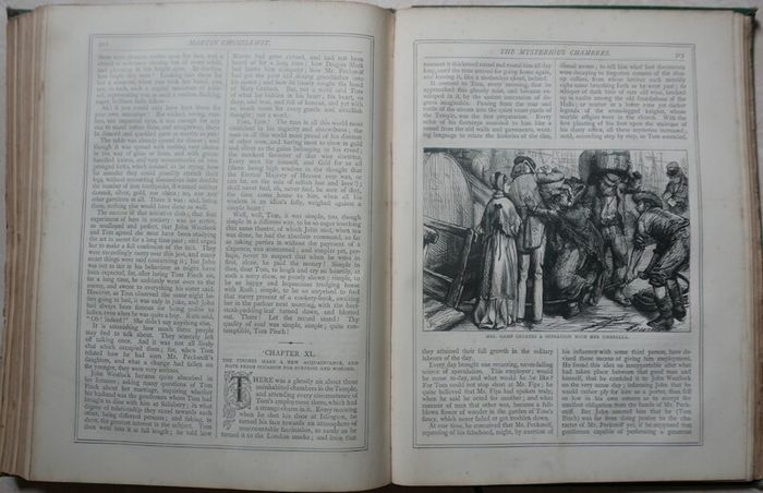 Vintage Charles Dickens,  The Life And Adventures Of Martin Chuzzlewit