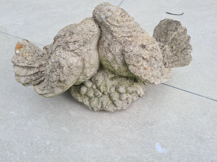 Lovebirds Stone Statue