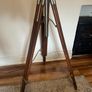 Beautiful Adjustable Wooden Tripod Floor Lamp Image 2
