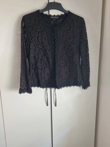 Christelle Black Evening Jacket Size Large