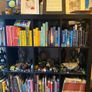 IKEA KALLAX 4x4 Shelving Unit Black with Rattan Baskets Image 2