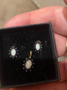 9ct Gold Earrings pendant set