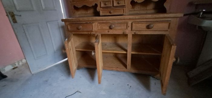 Old Irish pine dresser