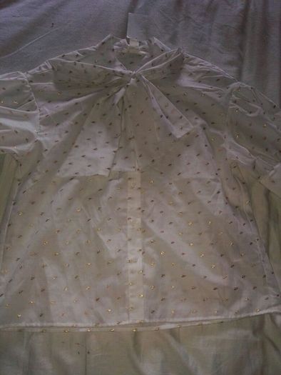White Pussybow Blouse