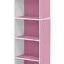Luder 5-tier Reversible Color Open Shelf Bookcase Multiple Colours Available, See Photos Image 4