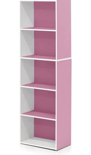 Luder 5-tier Reversible Color Open Shelf Bookcase Multiple Colours Available, See Photos