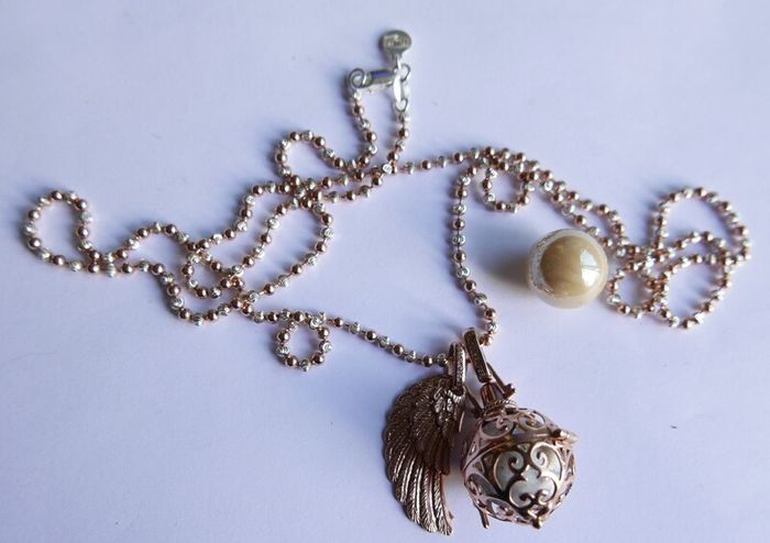 Sterling Silver 925 Gild Plated Angel Whisperer from Engelsrufer length 31" - 26,4g