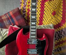 Harley Benton DC-580 CH Vintage Guitar