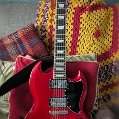Harley Benton DC-580 CH Vintage Guitar