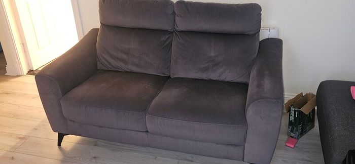2 seater grey sofa