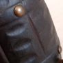 Vintage Brass Studded Carved Oak Barrel Cigarette Dispenser Image 4