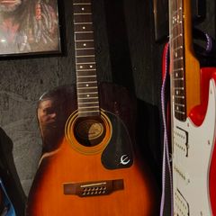 90s Epiphone PR-100-12/VS 12-String Acoustic Guitar - Vintage Sunburst