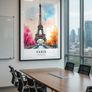 Paris Wall Art Print, Travel Art Poster Image 4