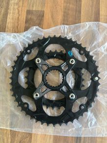 Shimano 2x gravel chainrings for MTB crankset