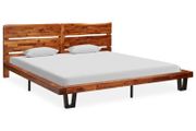 Bed Frame with Live Edge Solid Acacia Wood 200 cm