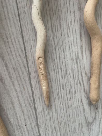 Handmade Ceramic Mushrooms x 6