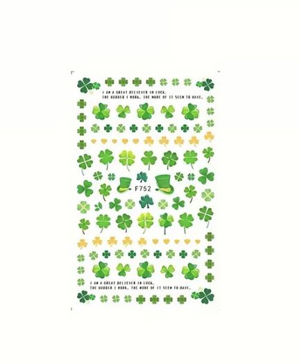 St Patrick's Day Nail Stickers