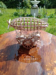 Steampunk ship mechanical movement