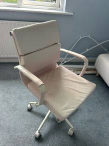 Pink office chair