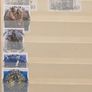 1983-5 Germany Black 16 Page Stamp Stockbook with a fine range of German Commemoratives (often two examples) all superb cto with Berlin date stamp. Image 3